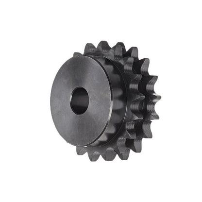1117376 | SP2-127-078B-018-PB-C --- Roller Chain Sprockets - 18 tooth - 72.74 - - Duplex 08B With Boss - Carbon Steel Sprocket