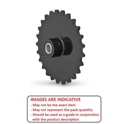 1112034 | SPLA073-016-060-ACI (2 Pcs) --- Ladder Chain 7.264mm Pitch Size 18 Sprockets - 16 tooth - 6x12.7 mm - Acetal with Bore Insert Sprocket