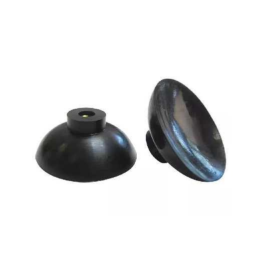 Suction Cups - 38.1x15.9 mm - Hollow Neck with 8-32 Insert - Blend of natural rubber and SBR rubber