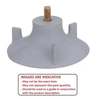 1183821 | A-70RS (4 Pcs) --- Suction Cups - 95.3x34.9 mm - 5/16-18 x 5/8 Stud - EPDM Rubber Suction Cup