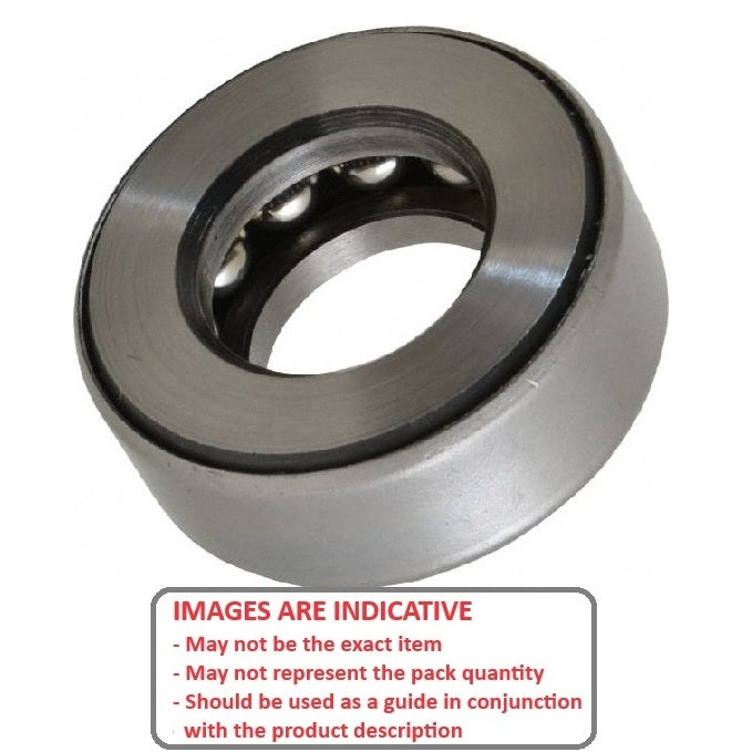 1136054 | T-0270-0500-BND --- Thrust Ball Bearings - 27x50.013x15.875 mm / 27.79 mm Banded - Carbon Steel Bearing