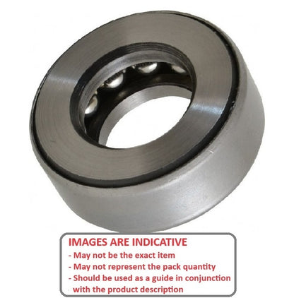 1136054 | T-0270-0500-BND --- Thrust Ball Bearings - 27x50.013x15.875 mm / 27.79 mm Banded - Carbon Steel Bearing