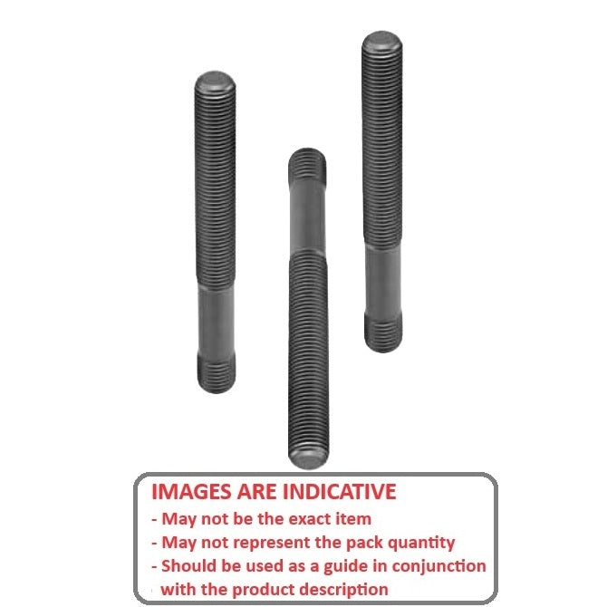 1067846 | SUS300RS --- Clamping Studs Threaded Rod - M6 - 6x1mm - 32 mm - 9  - Steel with Rolled Threads Stud