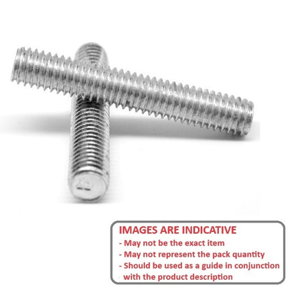 1077184 | AT079C-0038-MS (200 Pcs) --- Threaded Studs Threaded Rod - 5/16-18 UNC - 7.94mm - 38.1 mm - Low carbon steel Stud