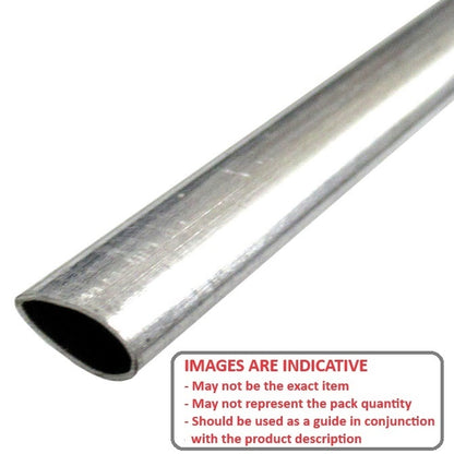 1073862 | 0T-0064-STLN-AL-0880 --- Streamline Tube - 6.35x3.25 mm - 880  - Aluminium
