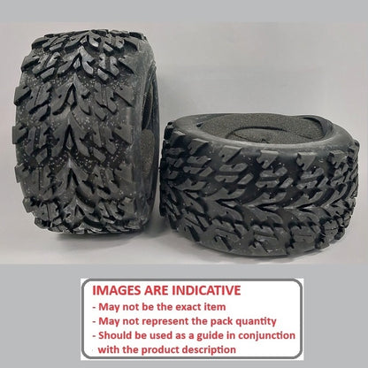 1226599 | TY-XM-085-52-C --- RC Car Tyres Hobby - Type Road Style Tread 85x52 mm Tenth Scale - Plastic Tyre
