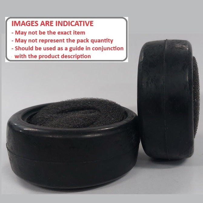 1226389 | TY-XR-063-26-SLK (2 Pcs) --- RC Car Tyres Hobby - Type Slicks 63x26 mm Tenth Scale - Natural Rubber Tyre