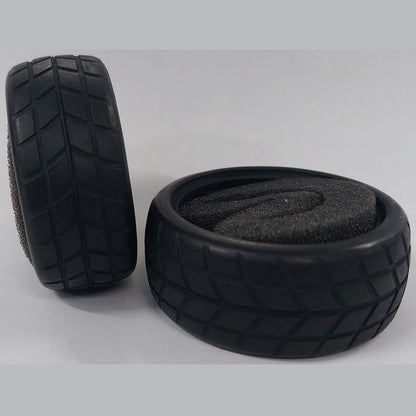 1226390 | TY-XR-063-26-Y (2 Pcs) --- RC Car Tyres Hobby - Type Y Pattern 63x26 mm Tenth Scale - Natural Rubber Tyre