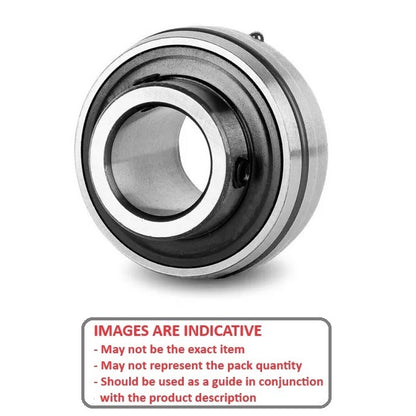 1132186 | UC205G --- Spherical OD Bearings - 25x52x34 mm Suits Cast Iron Housings - Chrome Steel Bearing
