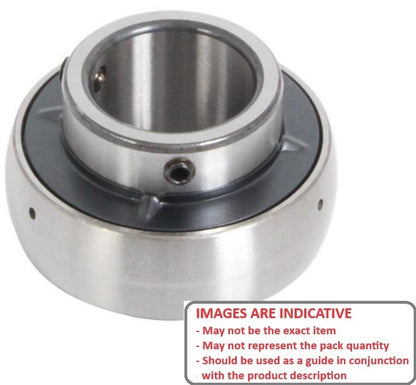 1110571 | UC202-10 --- Spherical OD Bearings - 15.875x47x31 mm Suits Cast Iron Housings - Chrome Steel Bearing