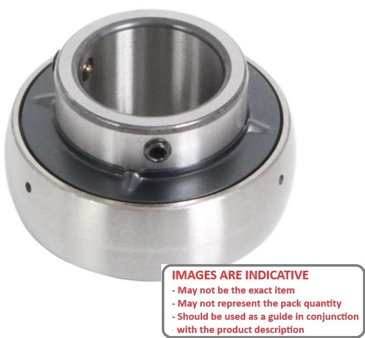 1108359 | UC202 --- Spherical OD Bearings - 15x47x31 mm Suits Cast Iron Housings - Chrome Steel Bearing