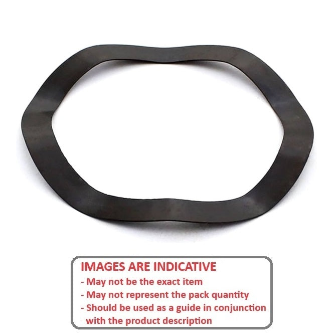 1150904 | W0380-T-047-035-W5-C-ECO (Each) --- Spring Washers - 38x46x3.5 mm Wave - Carbon Spring Steel Self Finish Washer