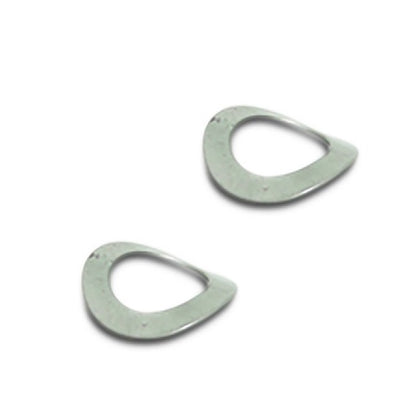 Spring Washers - 2.5x5.5x0.55 mm - Spring Steel Zinc Plated