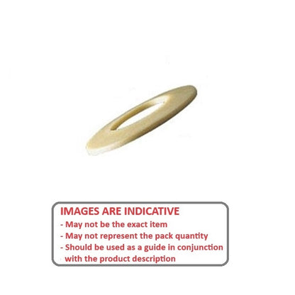 1121841 | W0100-D-020-011-P (5 Pcs) --- Disc Spring Washers - 20x10x1.1 mm - Plastic