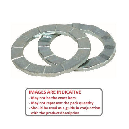 1090711 | W0100-LK-018-034-D-S2 (PAIR) --- Disk Lock Washers - 10x17.9x3.4 mm - Stainless Steel 302 Similar to A2, 304, 18-8 Washer