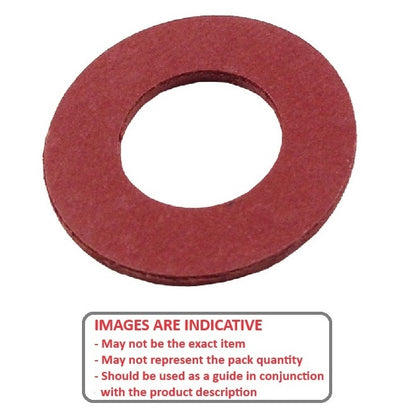 1086074 | W0095-F-019-008-FBR-R (500 Pcs) --- Flat Washers - 9.53x19.05x0.79 mm - Fibre