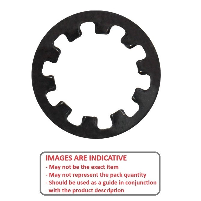 1052045 | W0040-LI-008-005-C (35 Pcs) --- Lock Washers - 4x8x0.5 mm Internal Tooth Washer