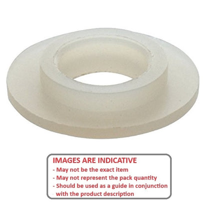 1054900 | W0042-SH-010-025-N (40 Pcs) --- Shoulder Washers - 4.166x9.525x2.54 mm - Nylon Zytel 101 Washer