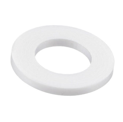 1040843 | W0022-F-006-005-NY (50 Pcs) --- Flat Washers - 2.18x6.35x0.51 mm Commercial - Nylon Polyamide 6/6 Natural Washer