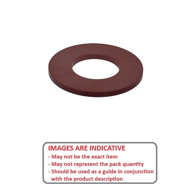 1097779 | W0120-F-025-008-LR --- Flat Washers - 12x25x0.8 mm Commercial - Rulon LR Washer