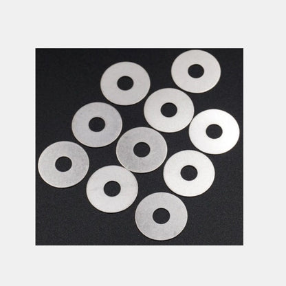 1140382 | W0250-FP-036-0050-PTU (Pack of 10)  --- Flat Washers - 25x36x0.5 mm Commercial - PTFE Plastic Washer