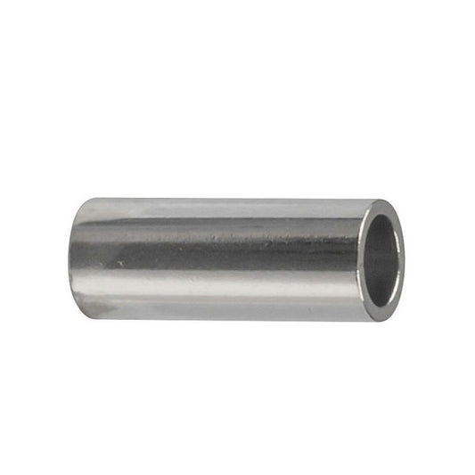Through Bore Round Spacers - 2x4x15 mm - Brass - Nickel Plated