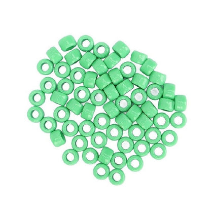 1041584 | W0024-F-005-020-PL (50 Pcs) --- Through Bore Round Spacers - 2.4x5x2 mm Hobby - Plastic Spacer
