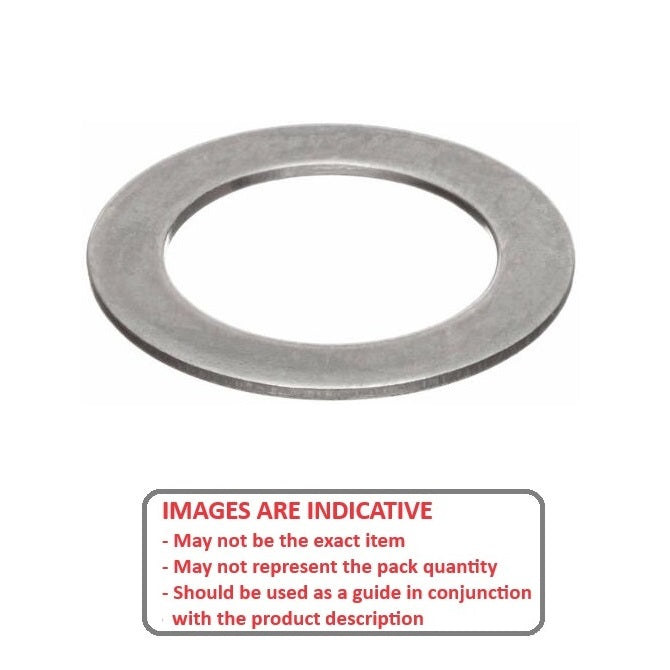 1044220 | W0030-FP-005-0100-CL (30 Pcs) --- Flat Washers - 3x5x1 mm - Carbon Spring Steel Self Finish