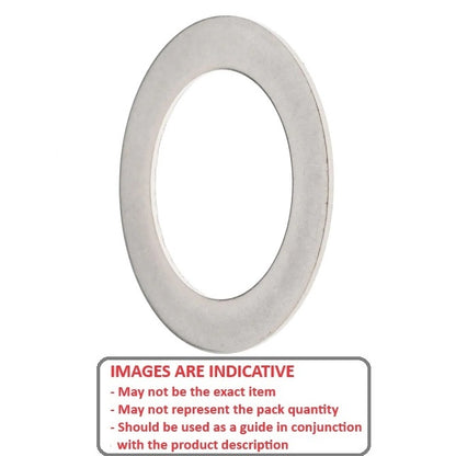 1039105 | W0020-FP-005-0001-S4 (30 Pcs) --- Flat Washers - 2x5x0.01 mm - Stainless Steel 304 Similar to A2, 18-8 HRB80