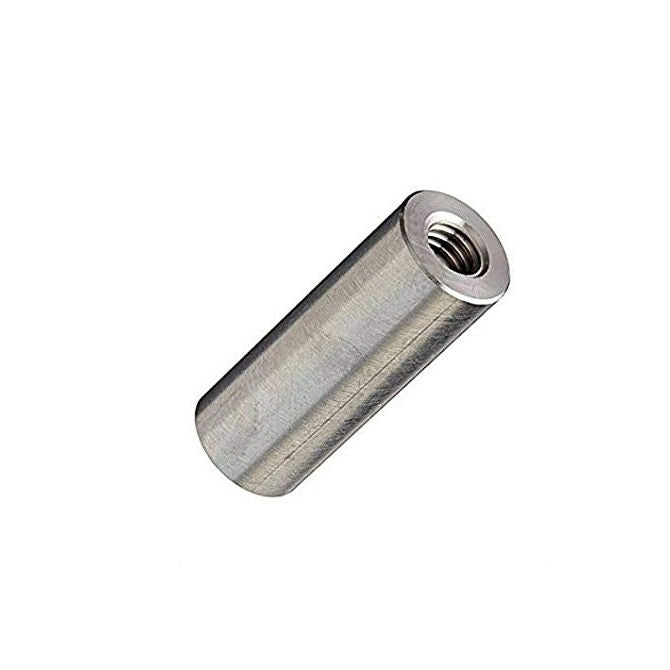 1043249 | SRD-T-0285C-05-006-B (2 Pcs) --- Threaded Spacers - 4-40 UNC - 2.85mm - 4.762x6.35 mm Round - Brass Spacer