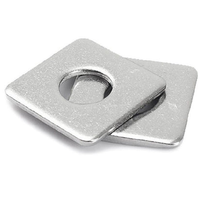 1120072 | W0191-SQ-051-064-C --- Square Washers - 19.05x50.8x6.35 mm Heavy Duty - Carbon Spring Steel Self Finish Washer