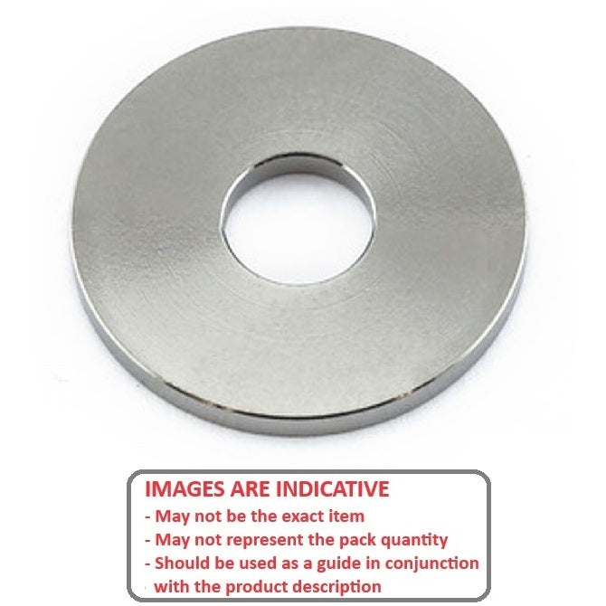 1087079 | W0080-F-016-016-TC1 (Pack of 10)  --- Flat Washers - 8x16x1.6 mm - Titanium - CP1 Commercially Pure Washer