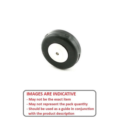 1141848 | WH-PL-032-024-TW --- RC Plane Wheels Hobby - 31.75 Tailwheel - - - Natural Rubber Wheel