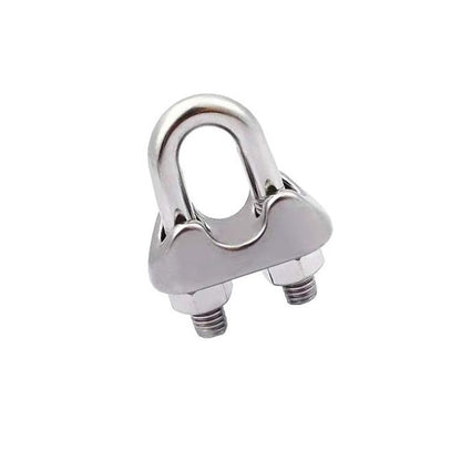 1073755 | WRC510RS --- Stainless Steel Wire Rope Clips - 6.35 mm 304 Stainless Steel 2  Attachment