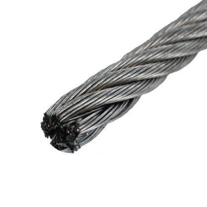 Cable Cable and Accessories - 4.76x4.763 mm - 1678.3 kg - Stainless Steel 304 Similar to A2, 18-8 HRB80
