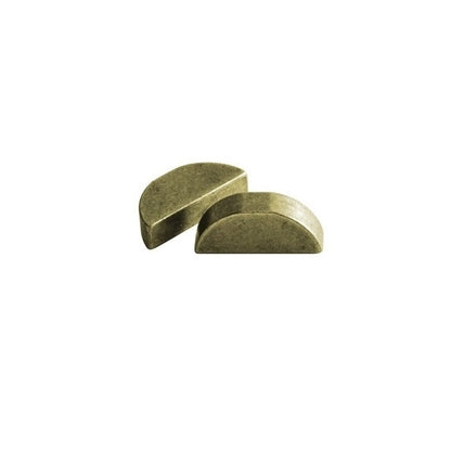 Woodruff Keys - 3.97x19.05x8 mm - Carbon Steel 1035 Zinc Plated