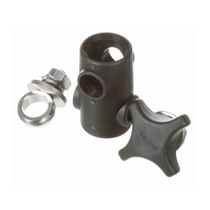 1102916 | VG7RS --- Single Knob and Nut Cross Blocks - 12.70 x 12.70 93.98x58.674 mm - Plastic Cross Block