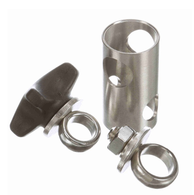 Single Knob and Nut Cross Blocks - 12.70 x 12.70 96.52x58.674 mm - Stainless Steel 304 Similar to A2, 18-8 HRB80