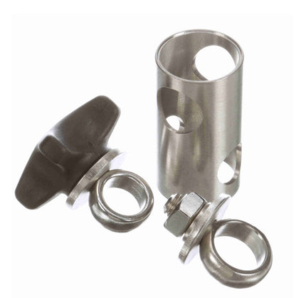 Single Knob and Nut Cross Blocks - 12.70 x 12.70 96.52x58.674 mm - Stainless Steel 304 Similar to A2, 18-8 HRB80